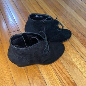 Black Suede Ankle Boots
